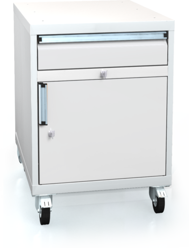 Mobile cabinet for workbenches 820 x 555 x 600 - door-drawer